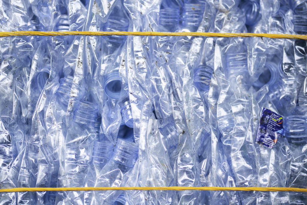 plastic bottles for recycling