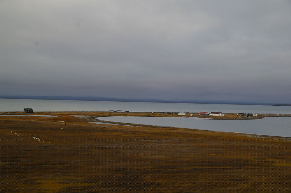 Herschel Island, Yukon Territory, Canada, was a whaling station in the late 1800s and early 1900s, and continues to be used by Inuvialuit from Canada and Iñupiat from Alaska as they travel back and forth to see friends and relatives.