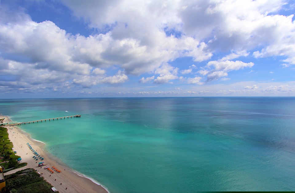 View of the ocean