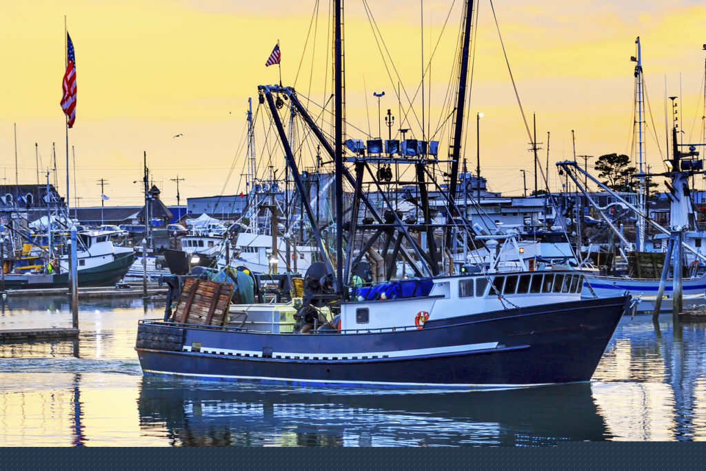 Large Fishing Boat Westport Grays Harbor Washington State