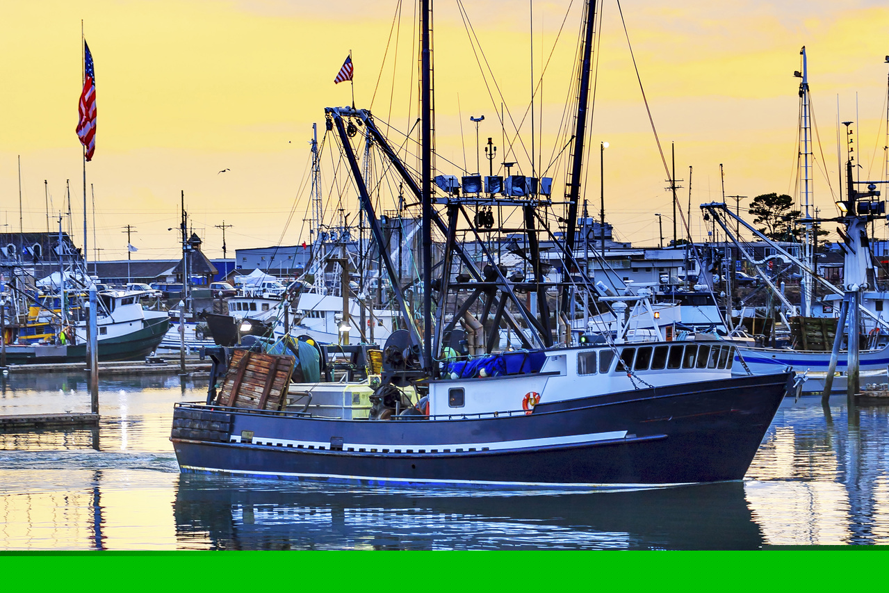 Large Fishing Boat Westport Grays Harbor Washington State