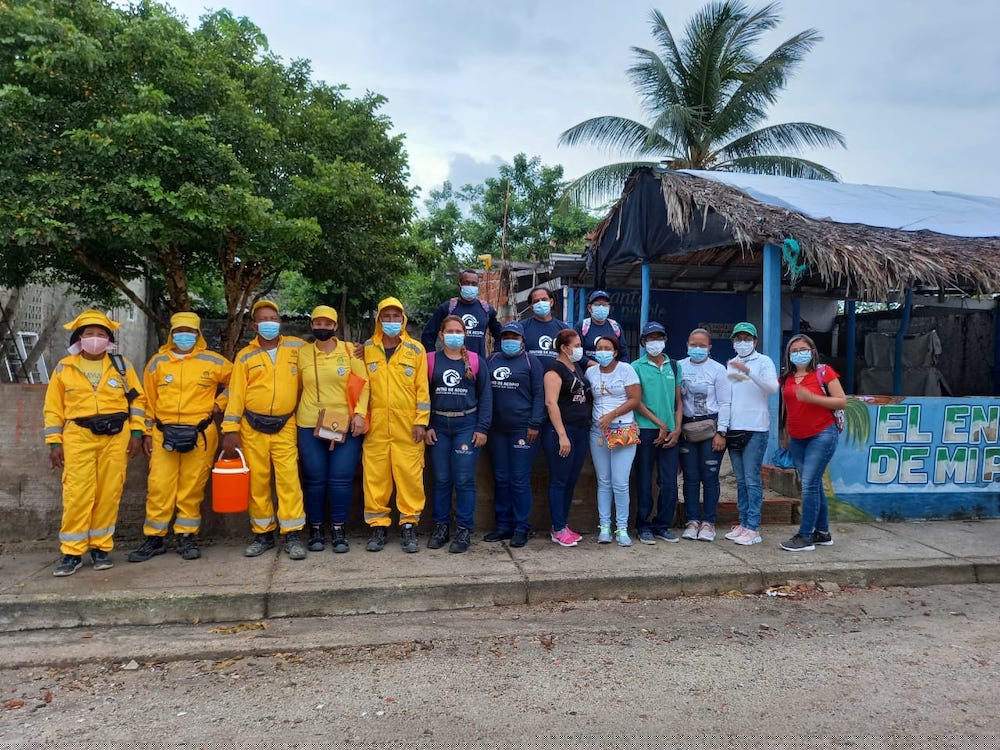 A group of recyclers